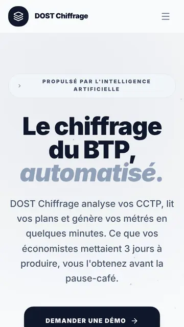 Capture d’écran 1 de Chiffrage.ai