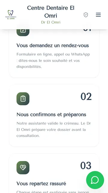 Capture d’écran 2 de Centre dentaire El Omri